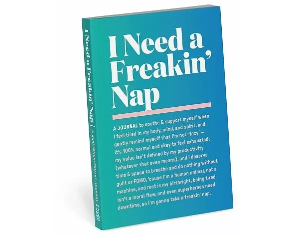 Knock Knock I’m So Exhausted Mini Inner Truth Journal (Pastel Version)