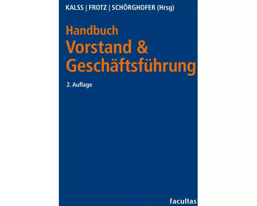 Handbuch Vorstand & Geschäftsführung