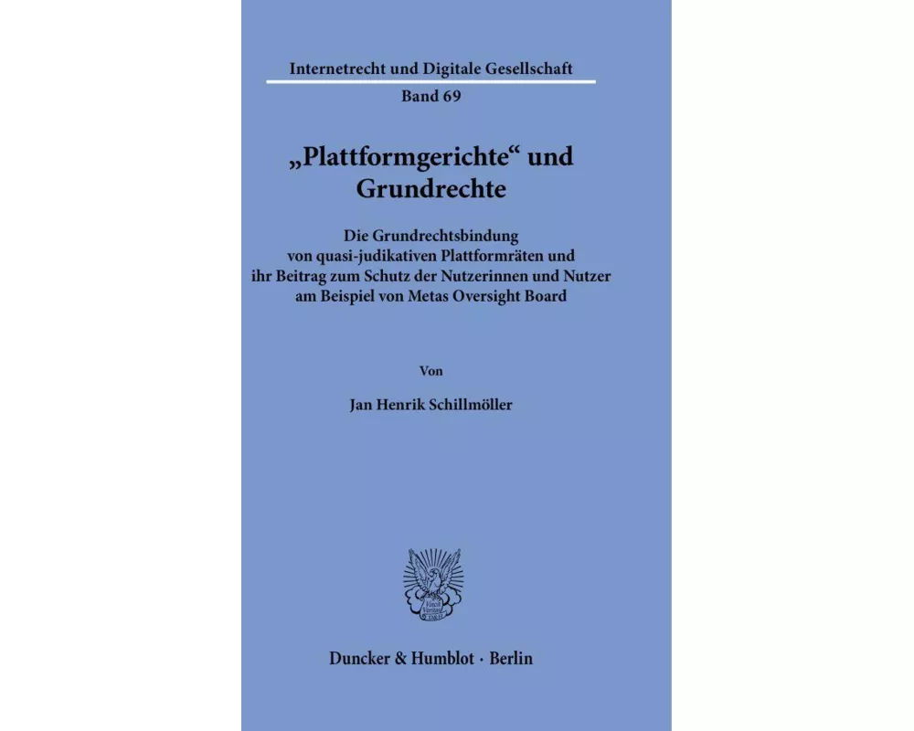 "Plattformgerichte" und Grundrechte