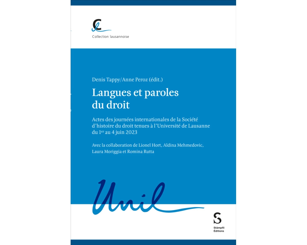 Langues et paroles du droit