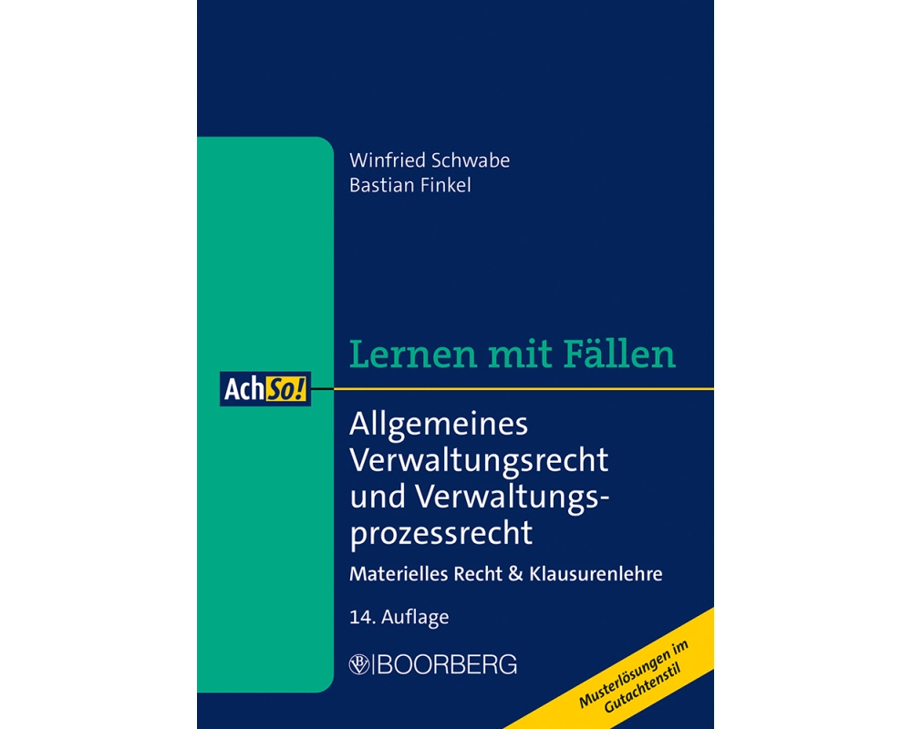 Allgemeines Verwaltungsrecht und Verwaltungsprozessrecht