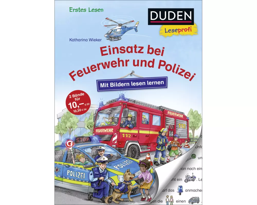 Duden Leseprofi – Mit Bildern lesen lernen: Einsatz bei Feuerwehr und Polizei
