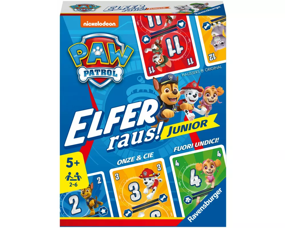 Paw Patrol Elfer raus! Junior - Kartenspiel ab 5 Jahre