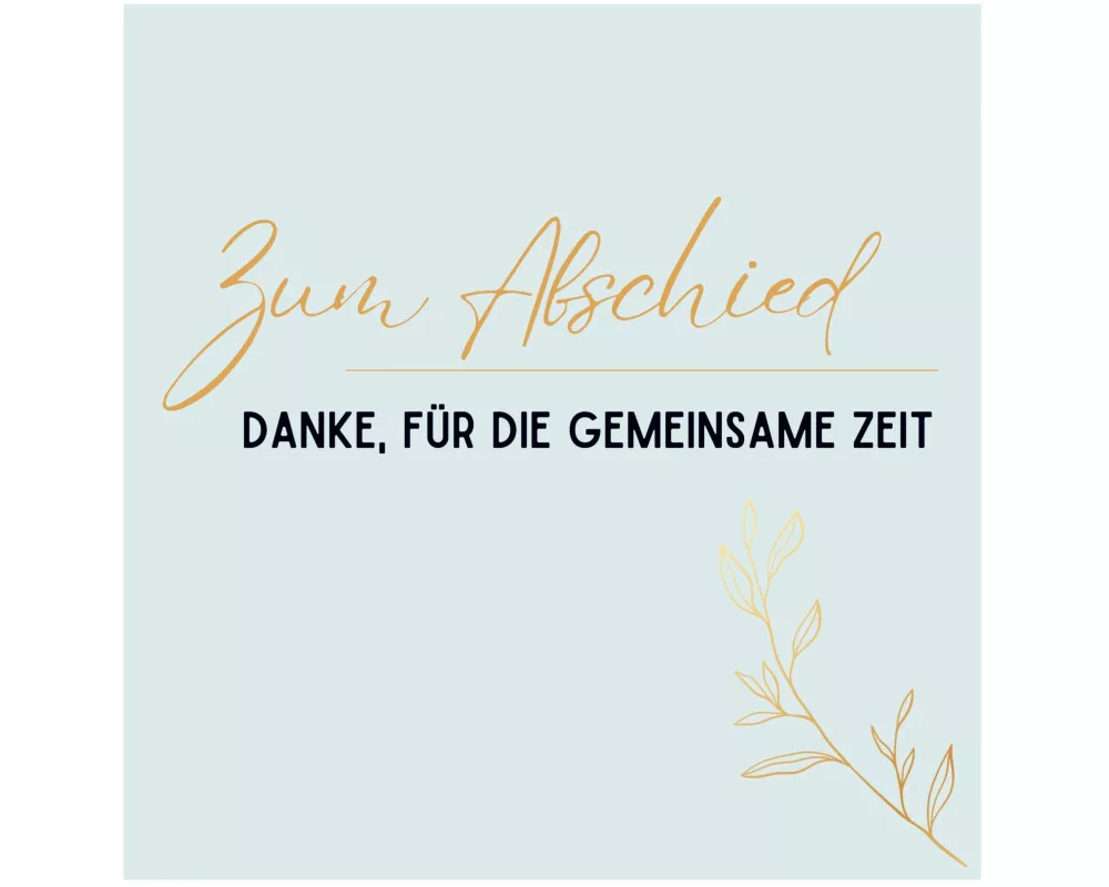 Gästebuch Zum Abschied- Premium Gästebuch Blanko