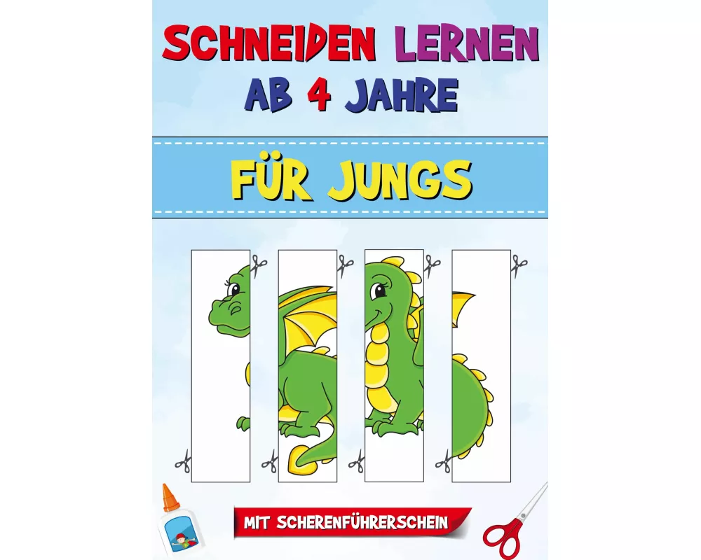 Schneiden Lernen ab 4 Jahre für Jungs