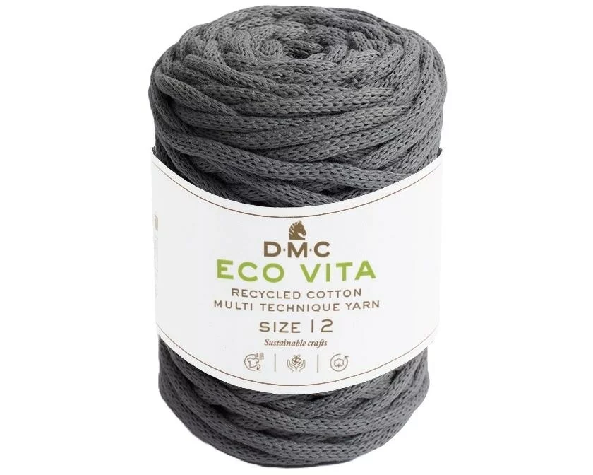 DMC Wolle Nova Vita Makramee Cord 250 g Grau