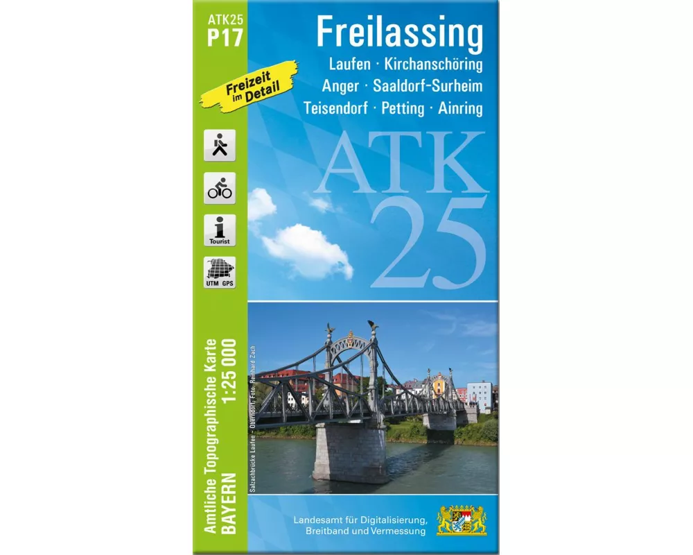ATK25-P17 Freilassing (Amtliche Topographische Karte 1:25000)