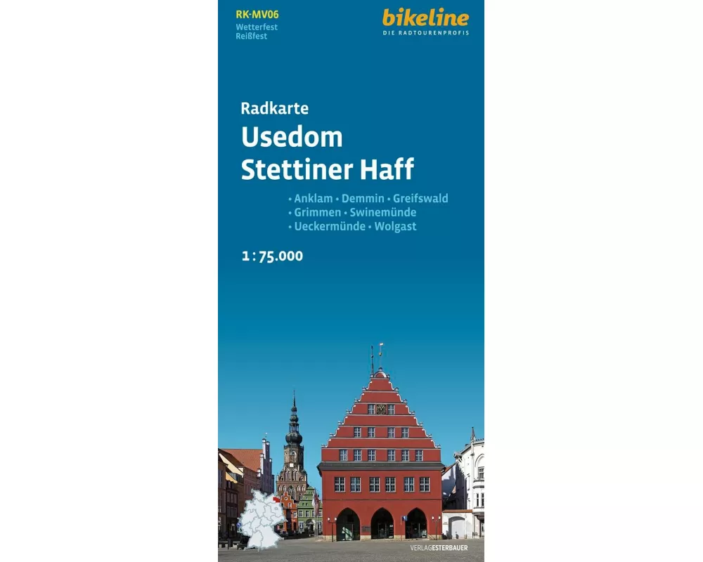 Radkarte Usedom, Stettiner Haff (RK-MV06)