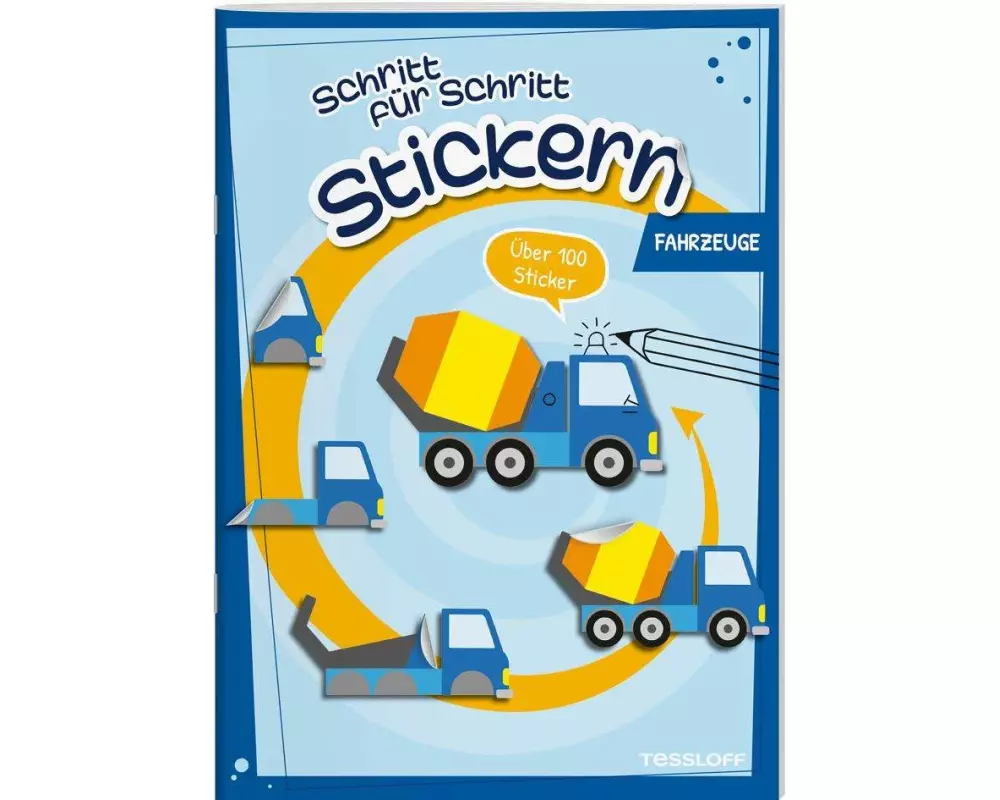 Stickern Schritt für Schritt. Fahrzeuge