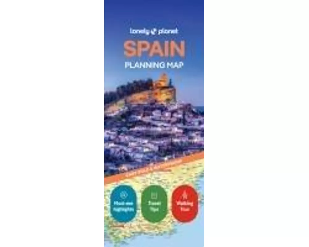Lonely Planet Spain Planning Map