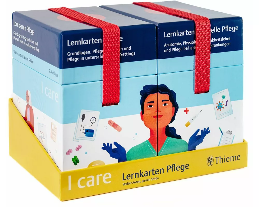 I care Lernkarten Pflege – Set (im Schuber)