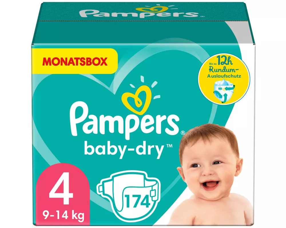 Pampers Windeln Baby Dry Monatsbox Grösse 4