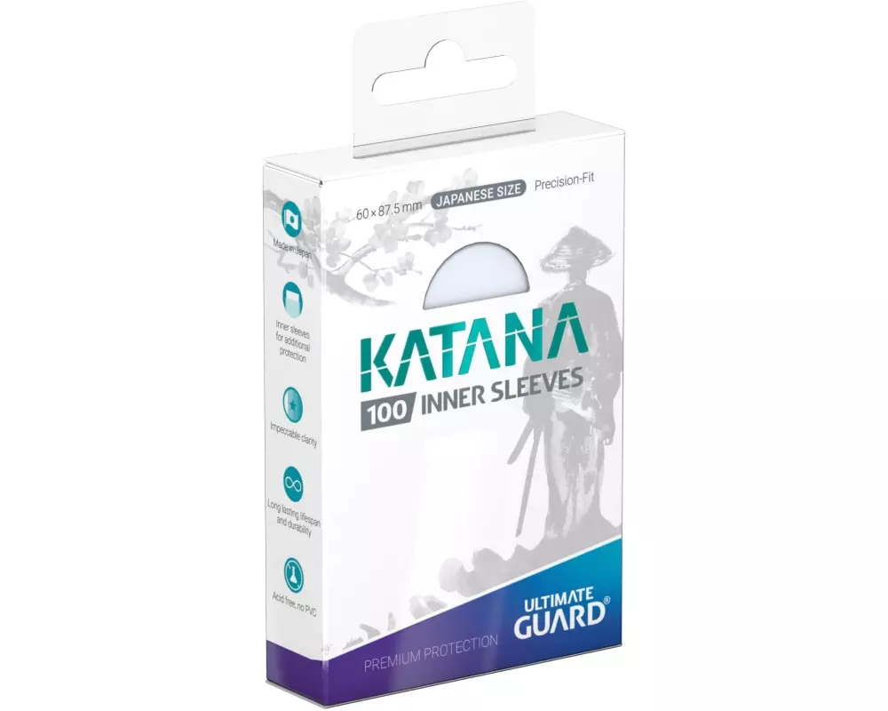 Ultimate Guard Kartenhülle Katana Inner Sleeves Small Transparent (100)