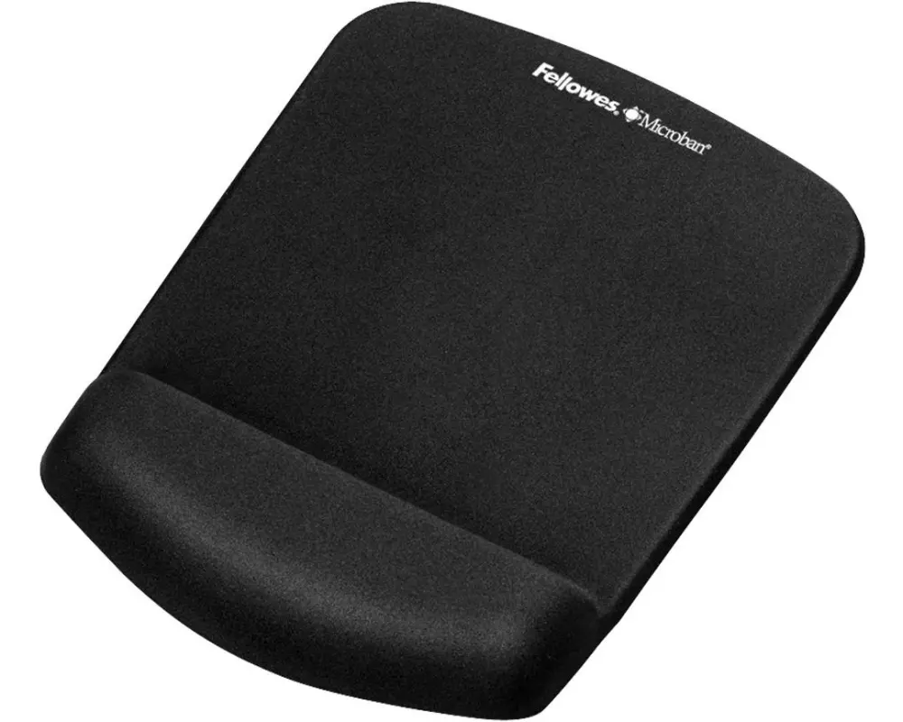 Fellowes Ergonomische Mausmatte PlushTouch Schwarz