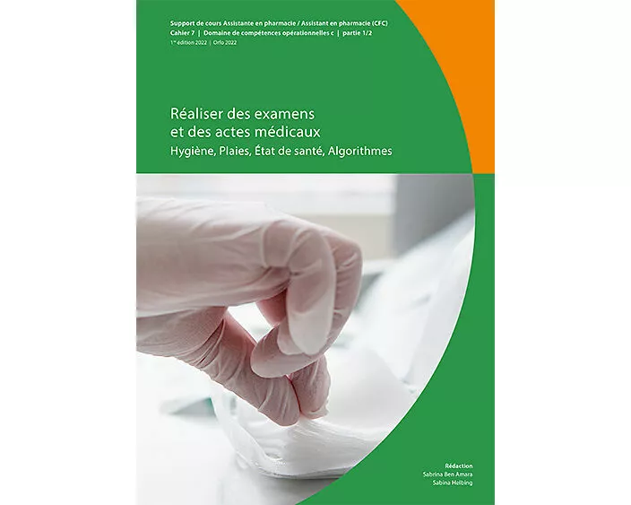 Réaliser des examens et des actes médicaux: Hygiène, Plaies, État de santé, Algorithmes-mise à jour 2024