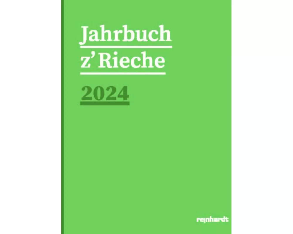 Jahrbuch z'Rieche 2024