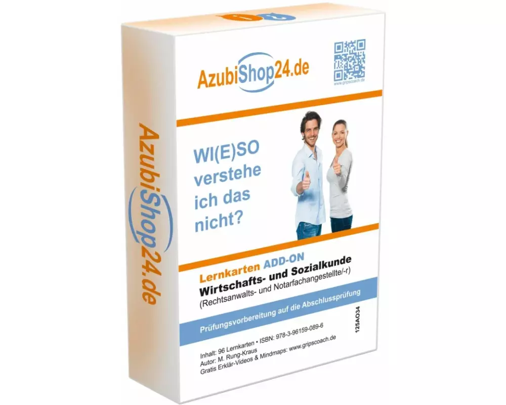 WISO Wirtschafts- und Sozialkunde Rechtsanwalts- und Notarfachangestellte Rechtsanwalts- und Notarfachangestellter Lernkarten