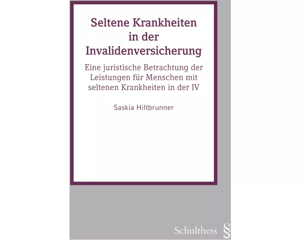 Seltene Krankheiten in der Invalidenversicherung