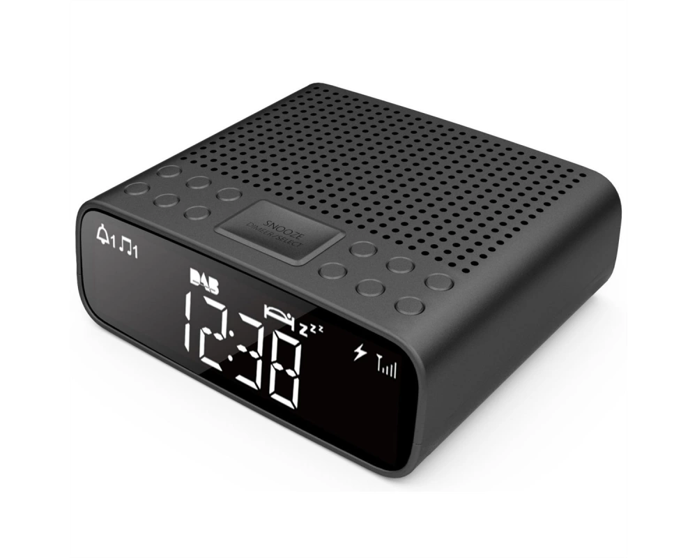 Lenco Radiowecker CR-606 DAB+/FM, Bluetooth, Dual Alarm, 40 Senderspeicher
