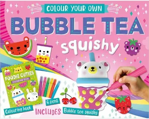 Colour Your Own Bubble Tea Squishy