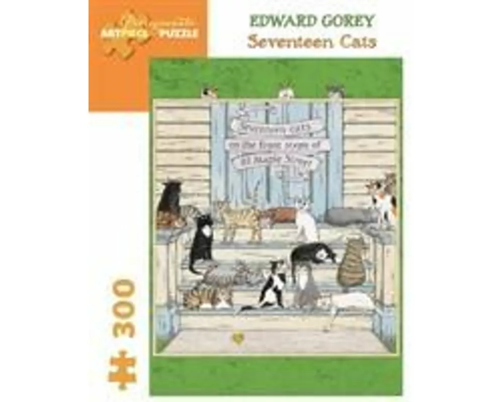 Seventeen Cats 300-piece Jigsaw Puzzle