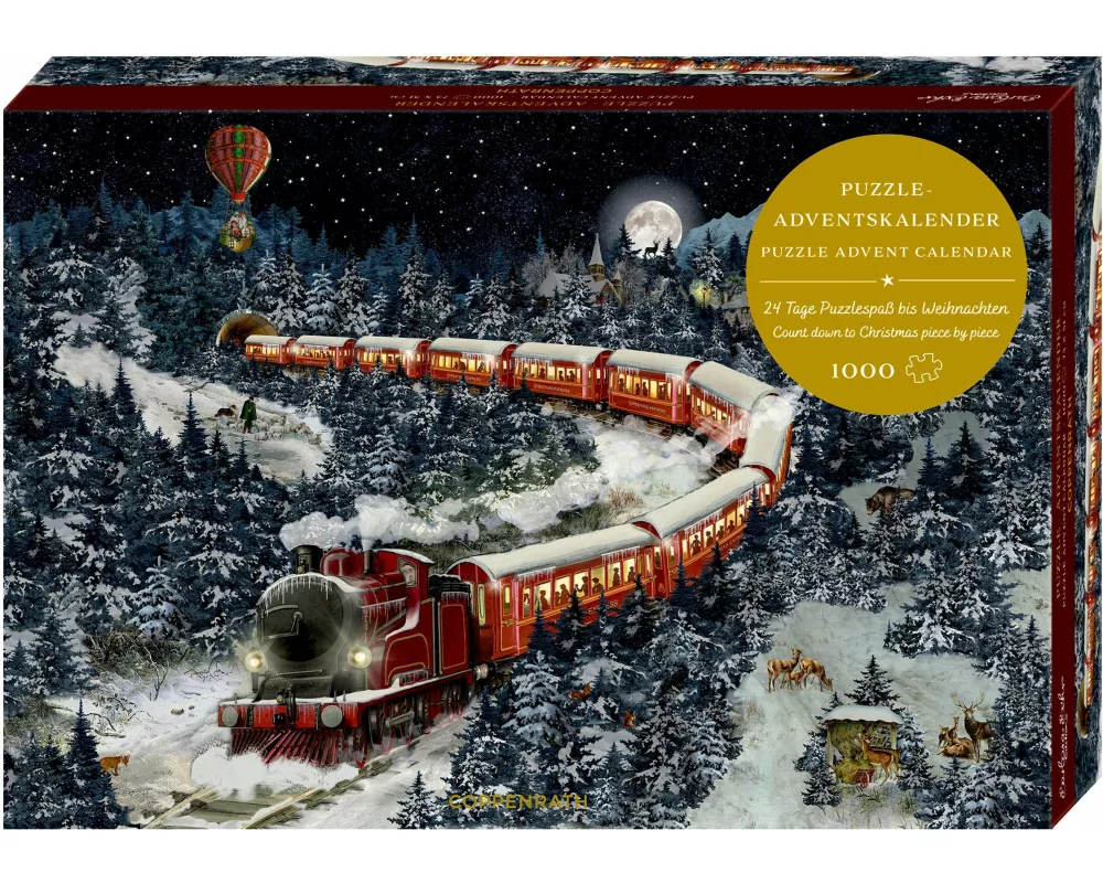 Puzzle-Adventskalender – Weihnachtsexpress