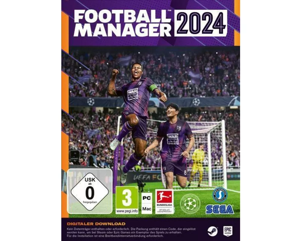 Football Manager 2024 (Code in a Box) (PC). Für Windows 10/11/MAC