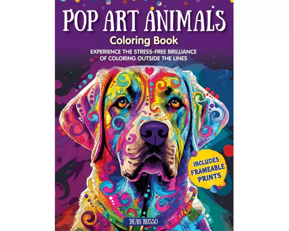Pop Art Animals Coloring Book