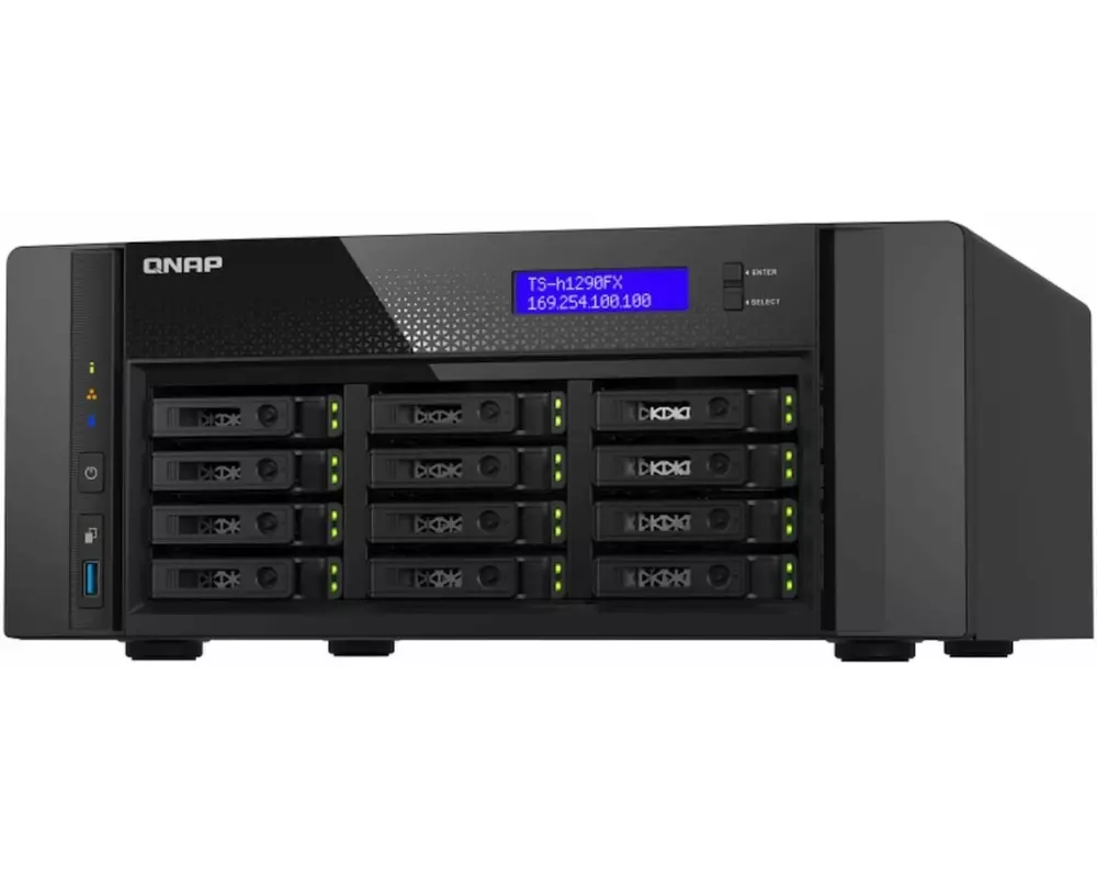 QNAP NAS TS-h1290FX-7302P-128G 12 Bay
