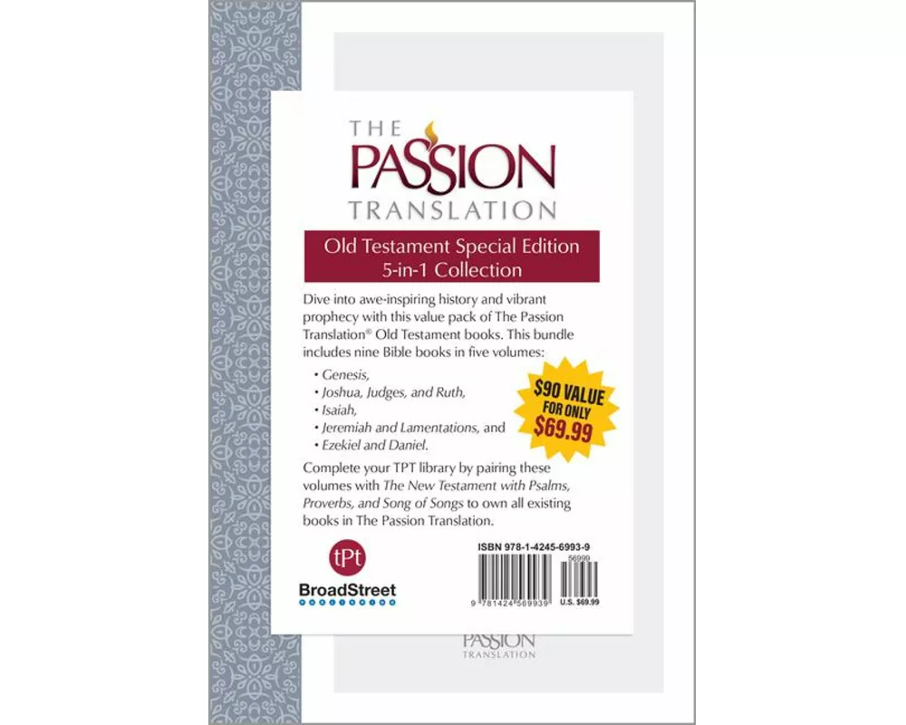 The Passion Translation Old Testament Special Edition