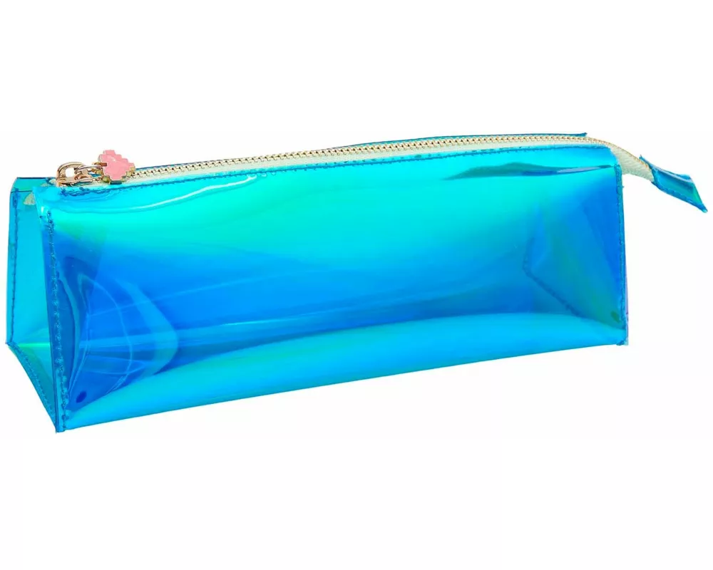 Etui Irisierend, Blau, 6,5 x 6,5 x 19 cm