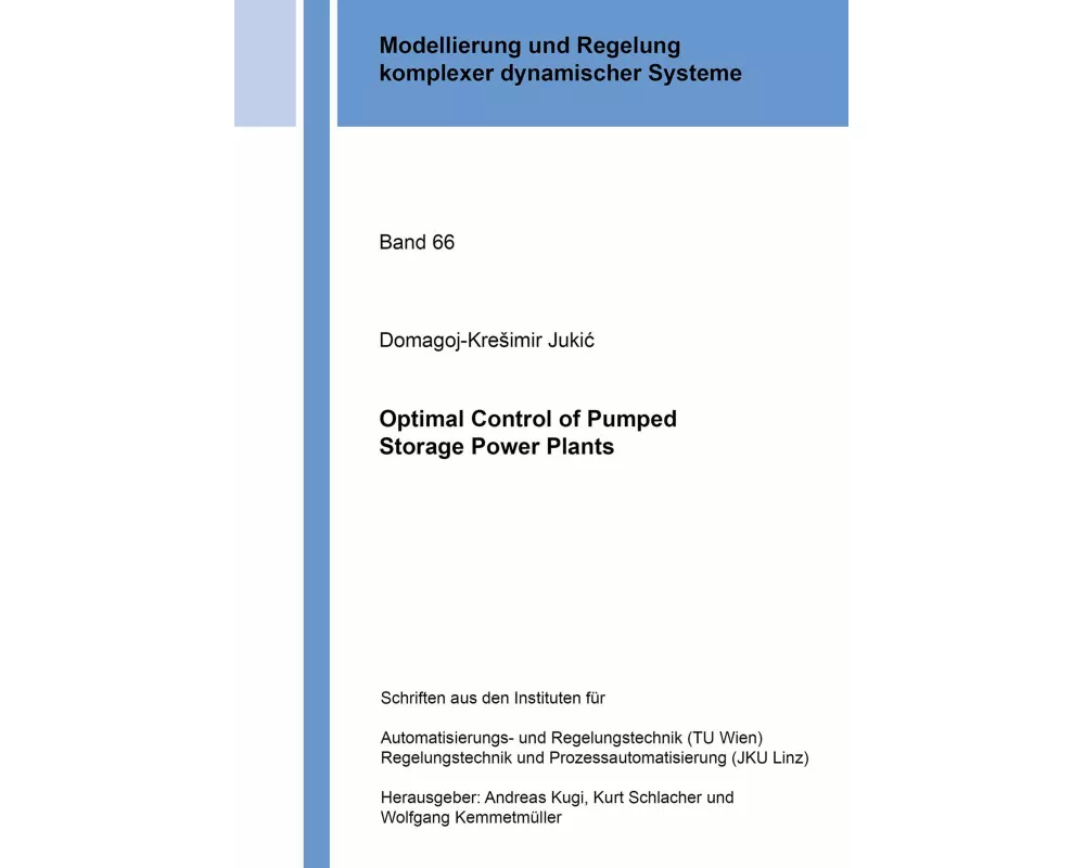 Optimal Control of Pumped Storage Power Plants
