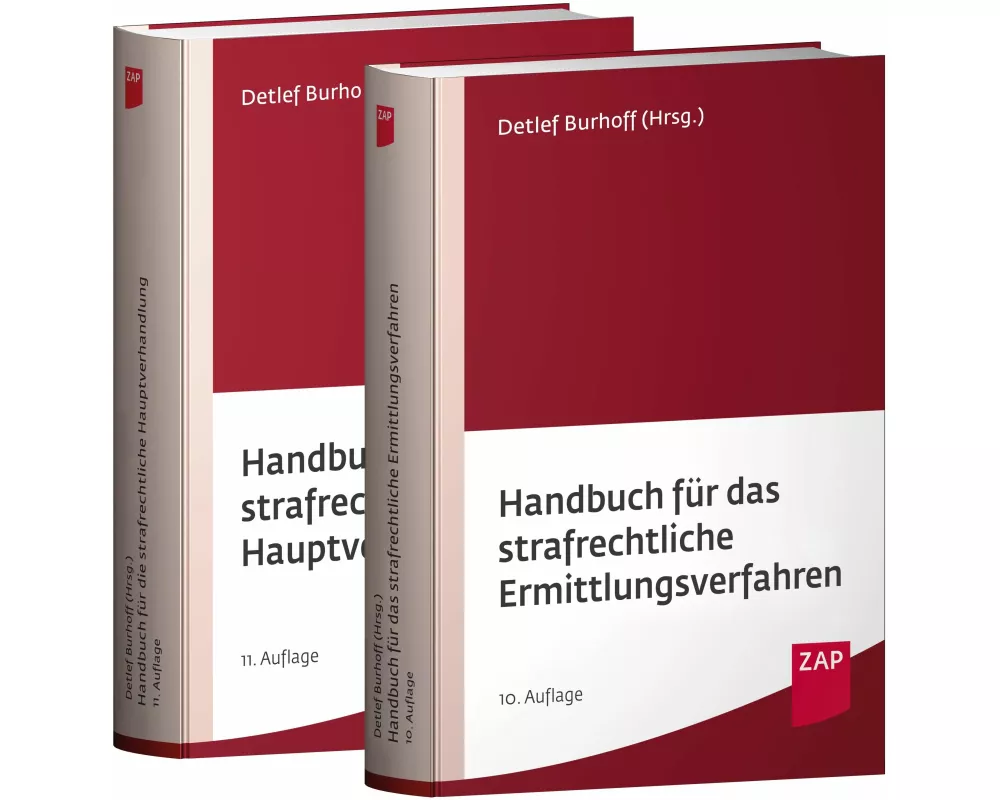Paket Handbuch für das strafrechtliche Ermittlungsverfahren und Handbuch für die strafrechtliche Hauptverhandlung