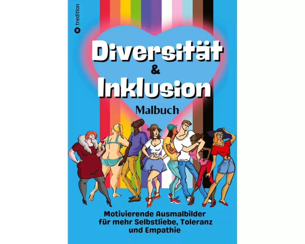 Malbuch Diversität & Inklusion - Ausmalbuch für Erwachsene und Jugendliche
