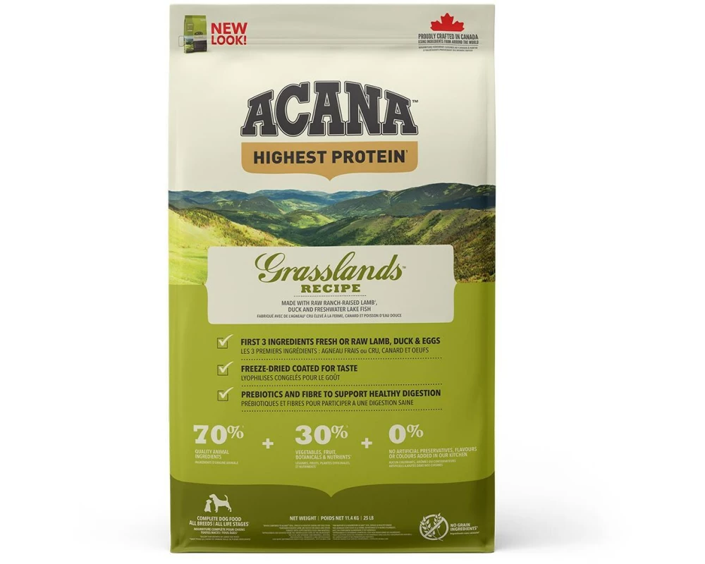 Acana Trockenfutter Regionals Grasslands Recipe, 11.4 kg