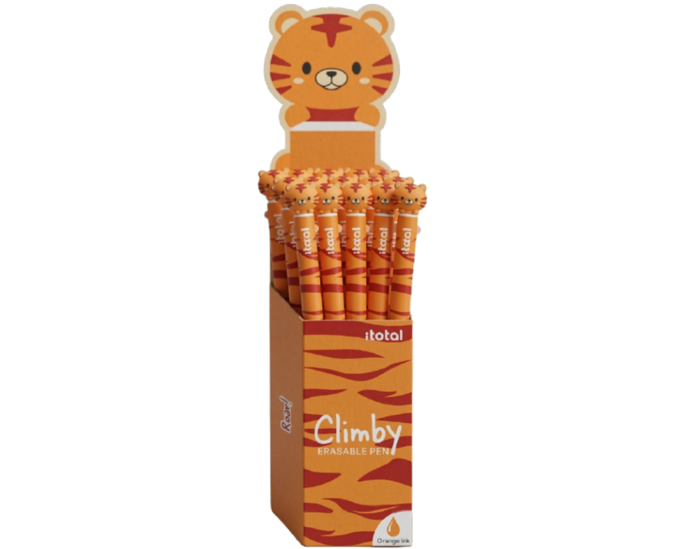 I-TOTAL Gelschreiber Climby 0.7mm XL3611 Tiger, orange, radierbar