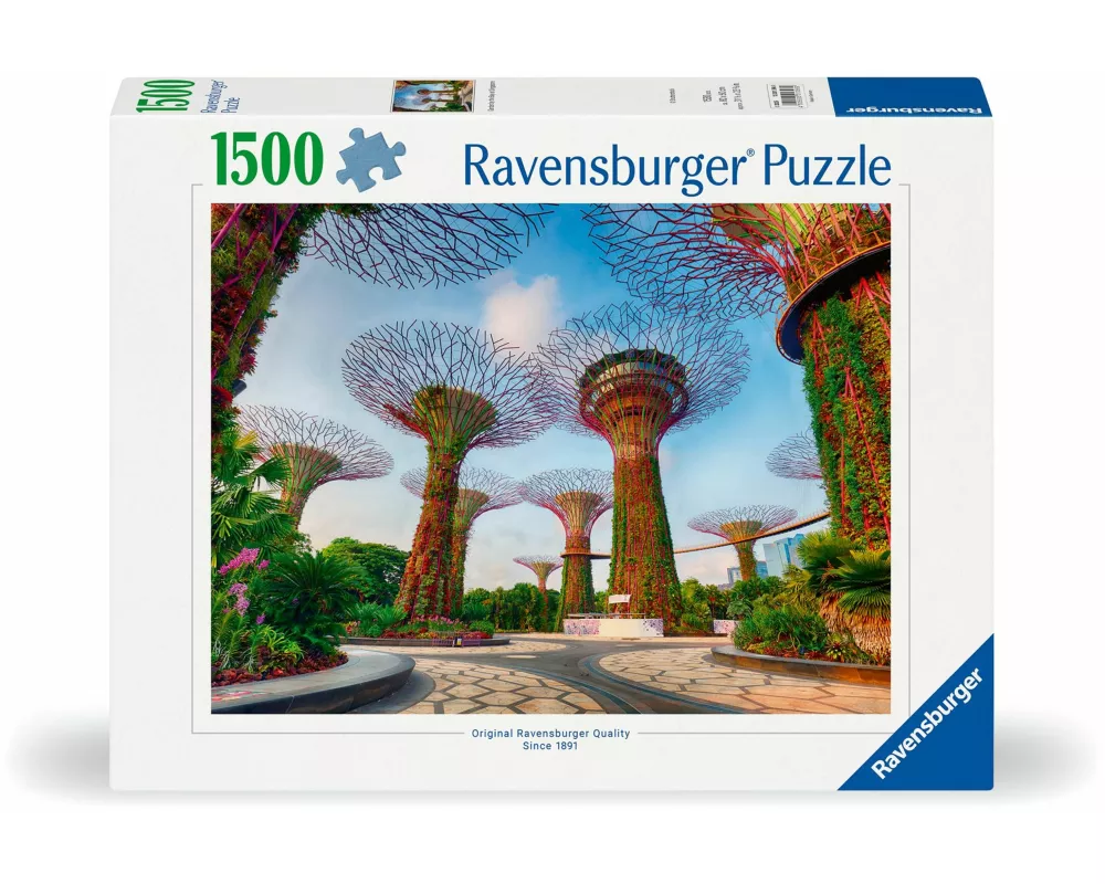 Erwachsenenpuzzle 1500 Teile - Gardens by the Bay in Singapur