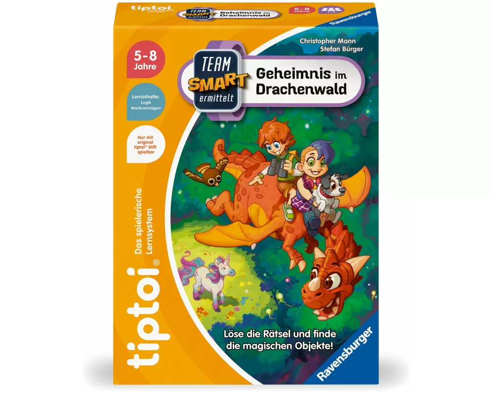 tiptoi Team SMART ermittelt: Geheimnis im Drachenwald - ab 5 Jahre