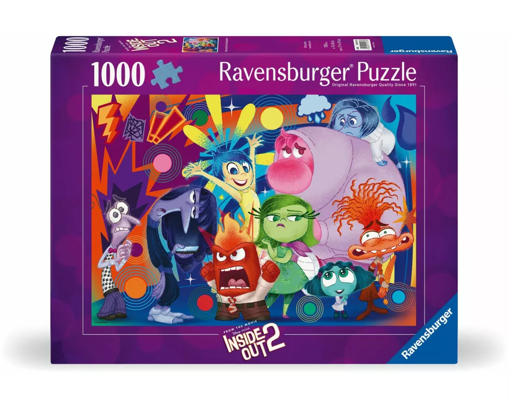 Erwachsenenpuzzle 1000 Teile - Disney / Pixar Alles steht Kopf 2 - Neue Emotionen im Hauptzentrale
