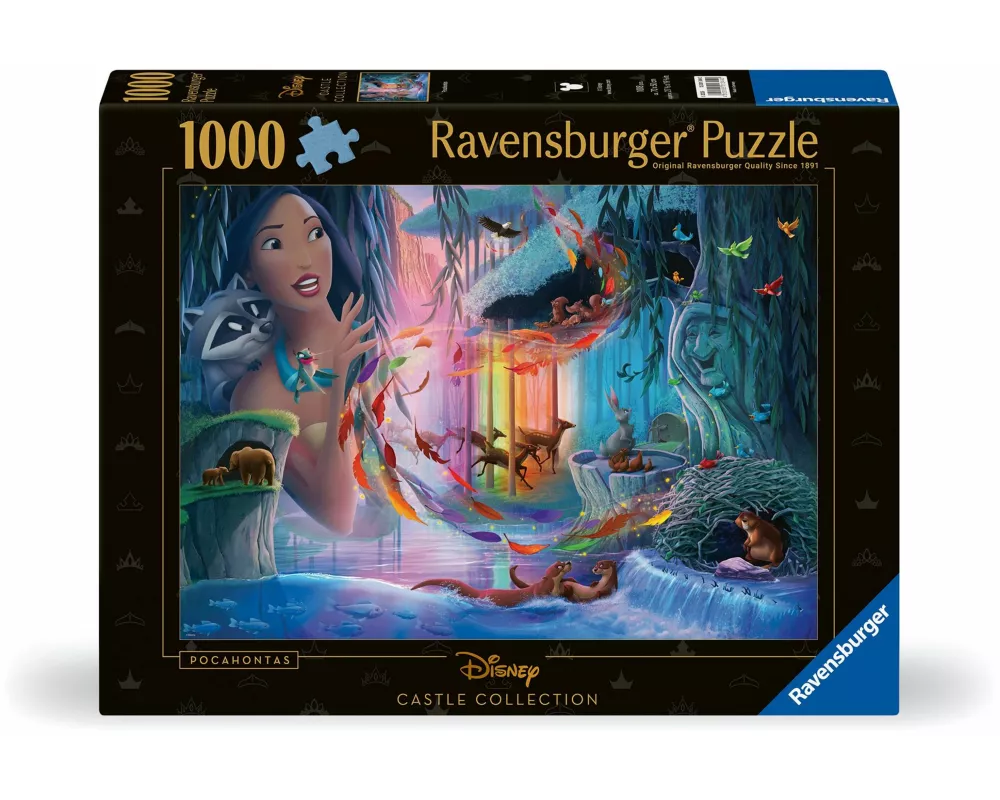 Erwachsenenpuzzle 1000 Teile - Disney Prinzessinnen - Disney Castle: Pocahontas