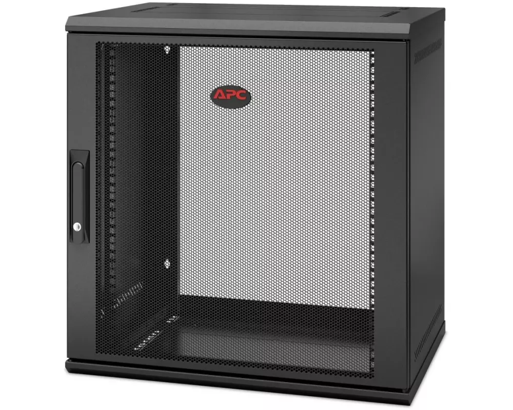 APC Wandschrank AR112SH4 19" / 12HE / Schwarz