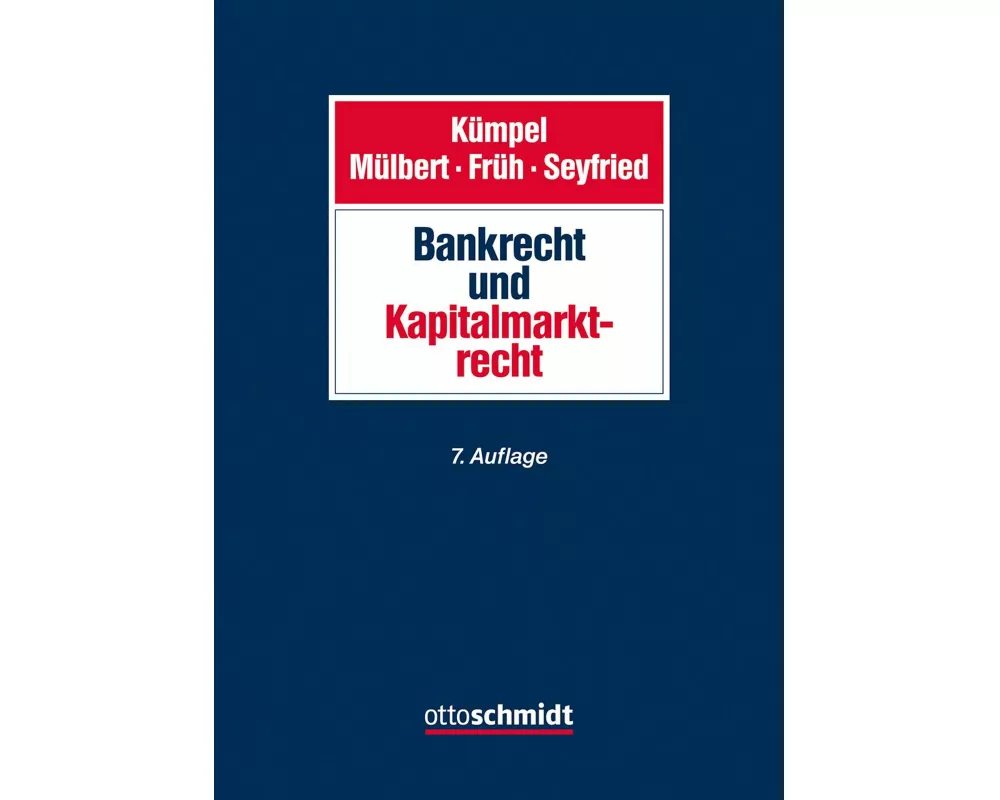 Bank- und Kapitalmarktrecht