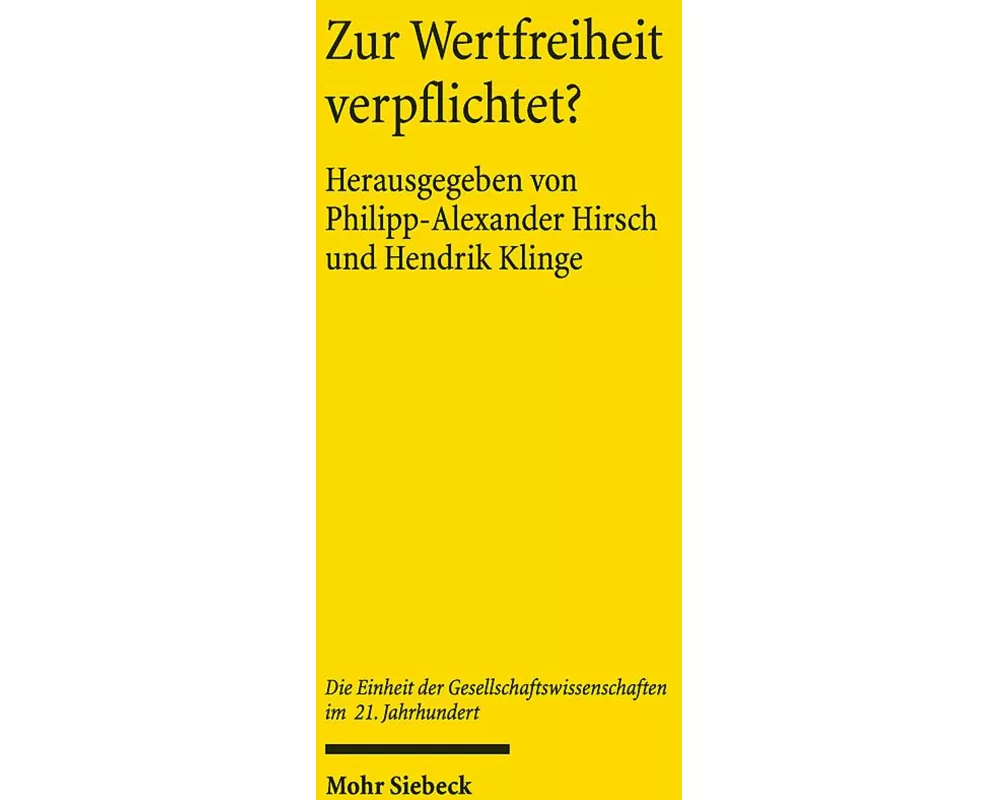 Zur Wertfreiheit verpflichtet?