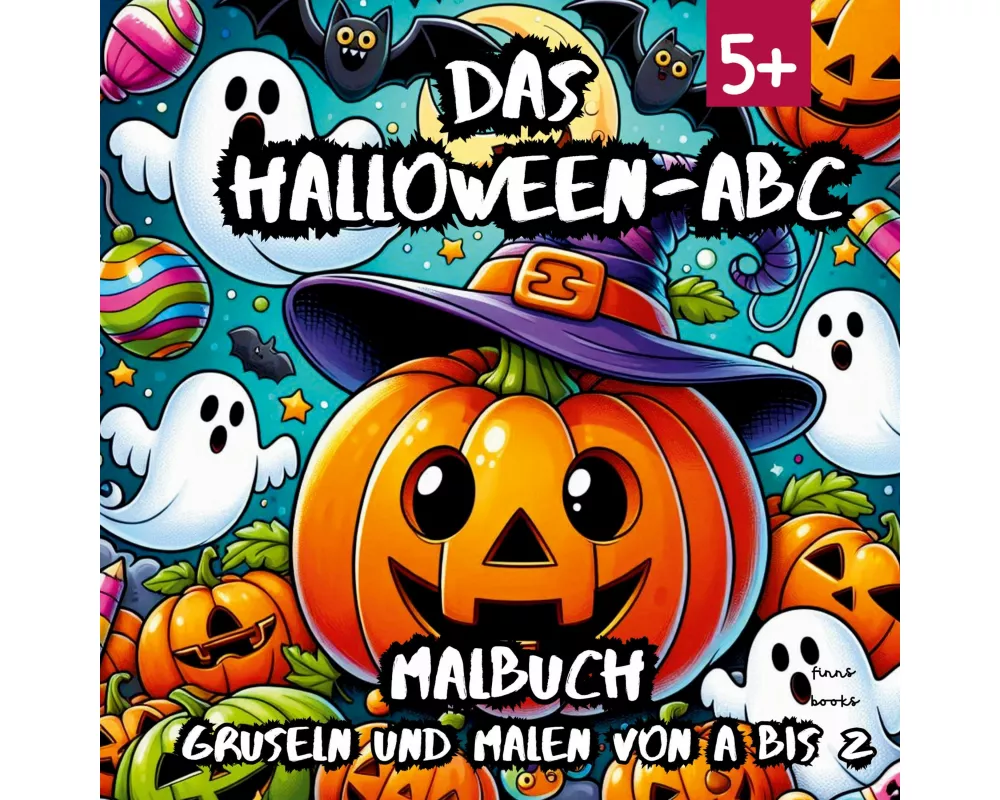 Das Halloween-ABC Malbuch