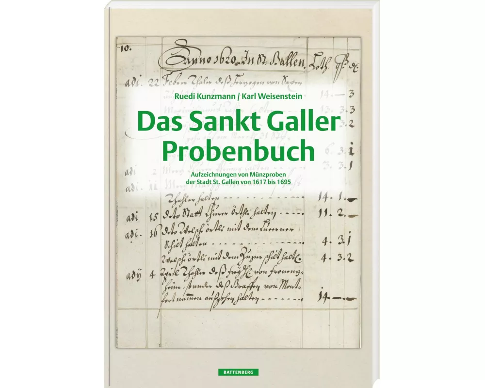 Das Sankt Galler Probenbuch. Aufzeichnungen von Münzproben der Stadt St. Gallen von 1617 bis 1695, 1. Auflage 2024