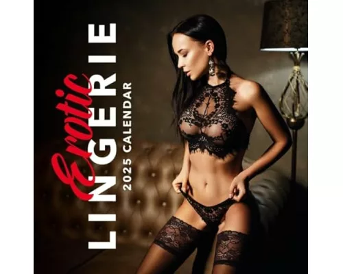 Erotic Lingerie 2025 Square Wall Calendar