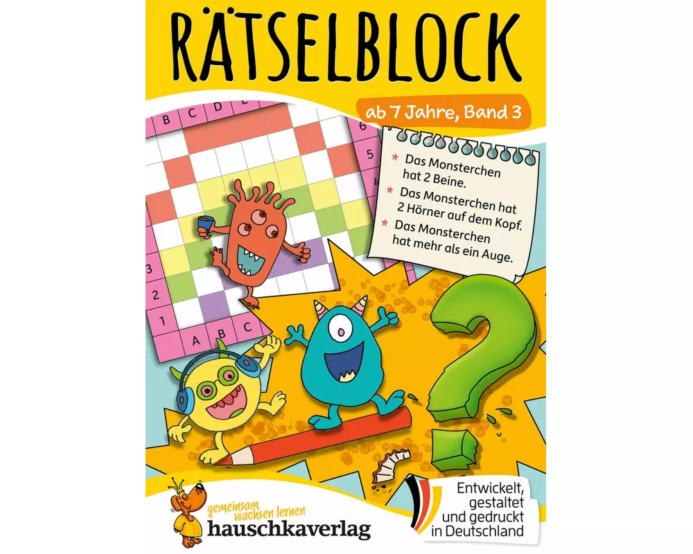 Rätselblock ab 7 Jahre, Band 3