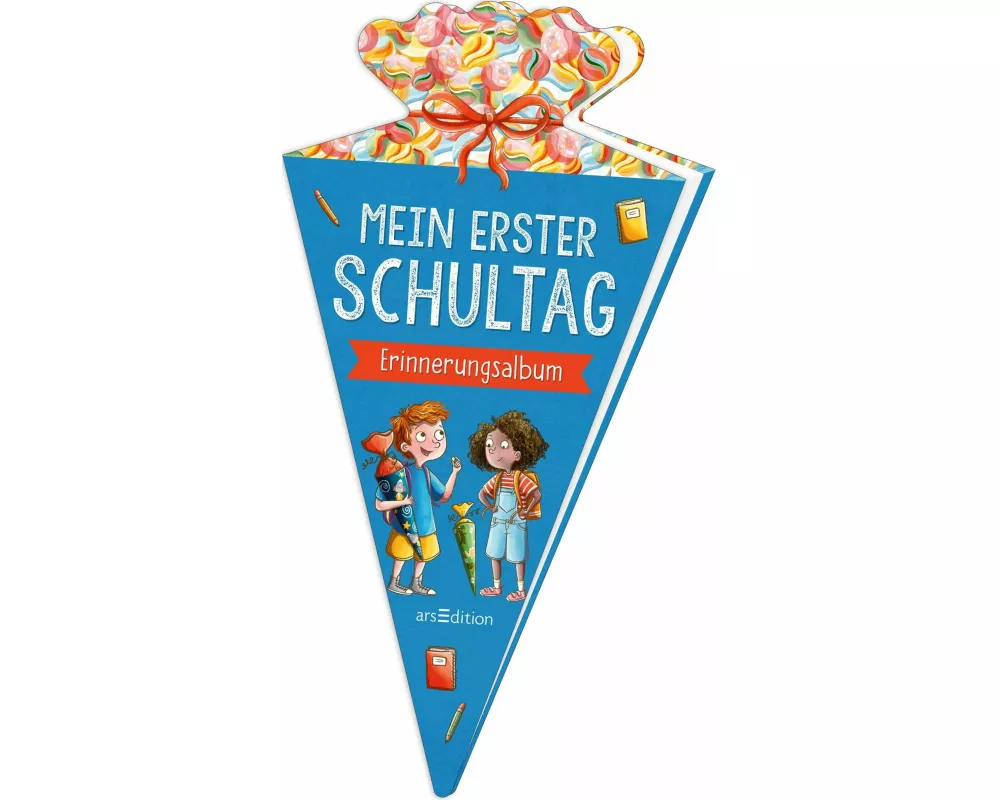 Mein erster Schultag – Erinnerungsalbum in Schultüten-Form