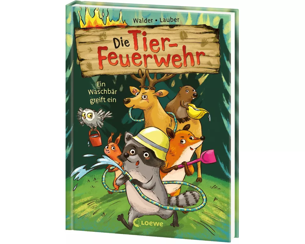 Die Tier-Feuerwehr (Band 1) - Ein Waschbär greift ein