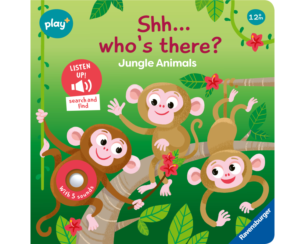 Play+ Shh ... Who's there? Jungle Animals